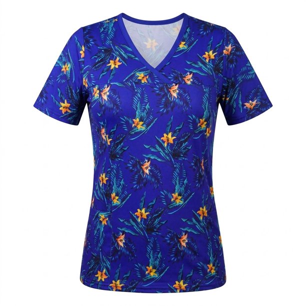 Delantal Mujer Ripholia 2225 tela elasticada estampada