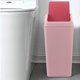 thumbnail image 5 of Papelera de plástico Ggbin de 16 L con tapa basculante, rosa, 5 of 7