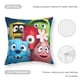 thumbnail image 5 of Yo Gabba Gabba! Fundas de almohada de terciopelo con tema, regalos de funda de almohada, decoración para el hogar, cojín de lanzar, regalo de cumpleaños para fans y parejas. 45cm x 45cm., 5 of 6