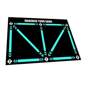 Ioensy - Estera De Entrenamiento De Pasos De Fútbol, Alfombra Antideslizante, Suministros, Estera De Entrenamiento De Fútbol