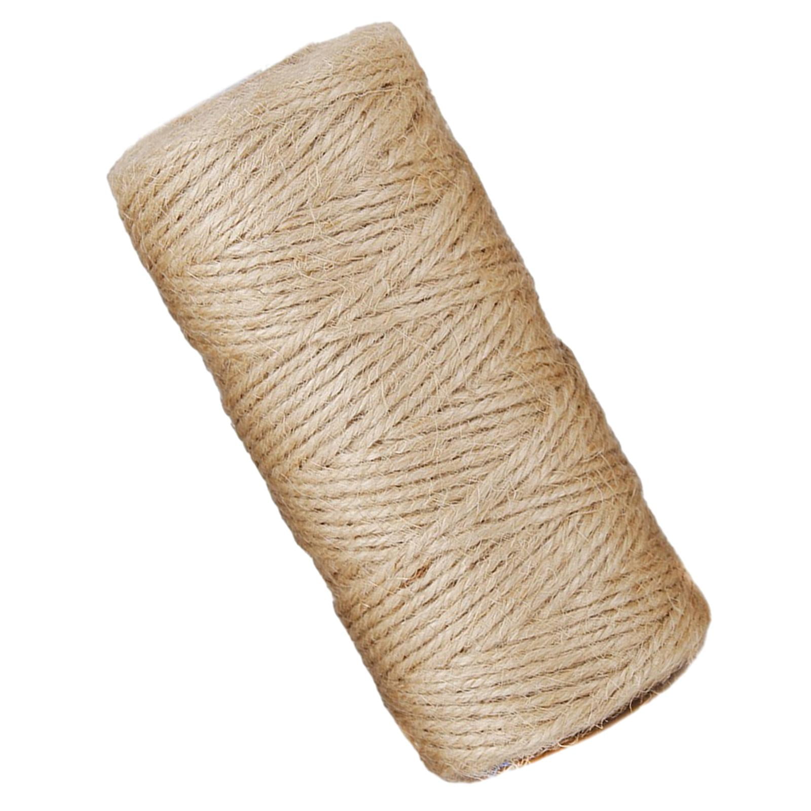 Magideal - Cordón De Yute, Hilo De Yute De 2mm De Diámetro, Resistente, Bricolaje, 7874 ", Hilo De Hilo, Cuerda Para Embalaje, Jardinería, Macramé, Envoltura De