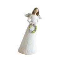 Magideal - Figura De Ángel, Adorno De Escritorio, Artesanía Artística, Escultura Creativa, Decoración Navideña Para Armario, Estante, Escritorio, Decoración Del Guirnalda