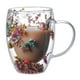 thumbnail image 3 of Set 2 Tazas Mug Doble Pared Con Flores Eternas 350ml Chic Haus, 3 of 5