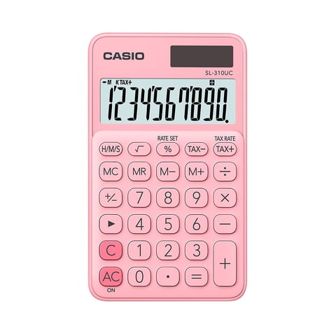 Calculadora Básica Casio Sl-310Uc Rosa