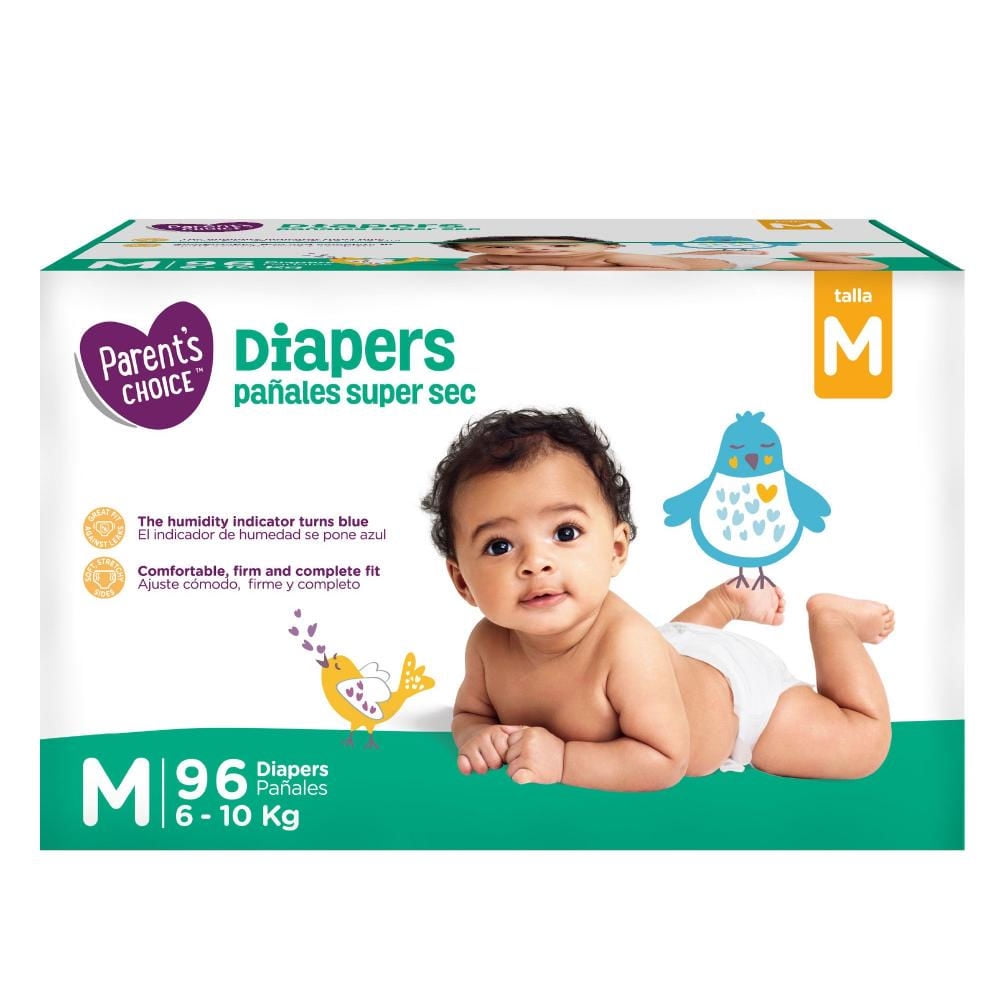 Pañales Súper Sec Talla M 96 Un 96 Un Parent's Choice