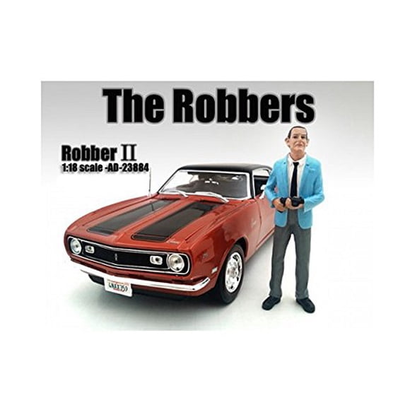 Figura Diorama americano The Robbers Robber II para escala 1:18