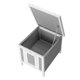 thumbnail image 4 of Caseta para conejos AMZOSS 42x52x44 cm impermeable con rampa, 4 of 7