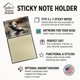 thumbnail image 3 of Dispensador recargable con soporte para notas adhesivas Common Eider Duck, 3 of 7