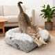 thumbnail image 2 of Escenario Auto calentamiento Gato Cama Estera Para Gatos Perros Pequeños Función 2 En 1 Peluche Suave Lavable Mascota Estera Otoño Invierno Interior Snooze Dormir Para Gatitos Perro Cachor, 2 of 3