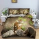 thumbnail image 1 of Tiger Ferocious Animal Bedding Set Boys Girls Duvet Cover Pillowcase Bed Kids Adult Fashion Home Textileextile, 1 of 5
