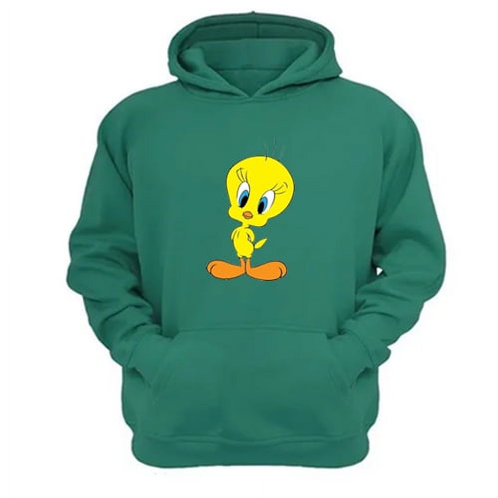 Genérico - Polerón Canguro Pajarito Amarillo Verde Aguamarina Talla Xs Unisex