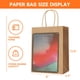 thumbnail image 2 of Bolsas de regalo METAPRINT Brown Paper, 100 unidades, 22 x 11,5 x 27,5 cm, 2 of 8