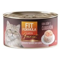 Veterinaria Drag Pharma - Alimento Húmedo Fit Formula Gato Gourmet Atún Y Camarón 80Gr