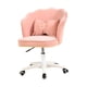 thumbnail image 1 of Silla De Oficina Giratoria De Terciopelo Suave Para Escritorio, Muebles De Oficina, Sala De Lectura, Color Rosa Claro, 1 of 5