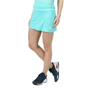 Falda Wilson Con Calza Celeste Tenis Padel