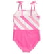 thumbnail image 2 of Traje De Baño De Una Pieza Rosa blanco Para Niñas De 10 A 12 Años, 2 of 3