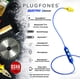 thumbnail image 3 of Auriculares intraurales inalámbricos Bluetooth Plugfones Basic Pro, auriculares con reducción de ruido con micrófono y controles que aíslan el ruido (azul y amarillo), 3 of 8