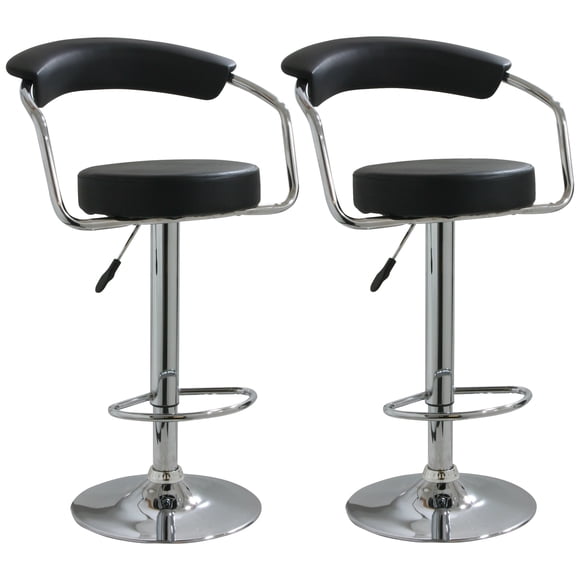 Banco de bar AmeriHome BS1060BSET de altura ajustable, juego de 2