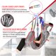 thumbnail image 5 of Patient Lift Sling EZ Assistive para todo el cuerpo, universal, morado y gris, 5 of 7