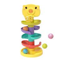 Bothyi - Ball Rolling Track Toy Drop And Go Rampa Juguetes Montessori Para Bebé 2 3 4 Edades 5 Nivel