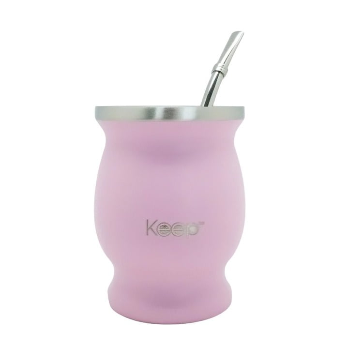 Mate Clasico Keep 350ml Rosado