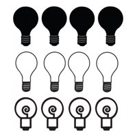 Rienda Libre Graphics - Decomural Lightbulb School Nursery Set Ws-33369