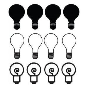 Rienda Libre Graphics - Decomural Lightbulb School Nursery Set Ws-33369