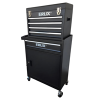 Erux - Caja Grande De Metal Para Herramientas