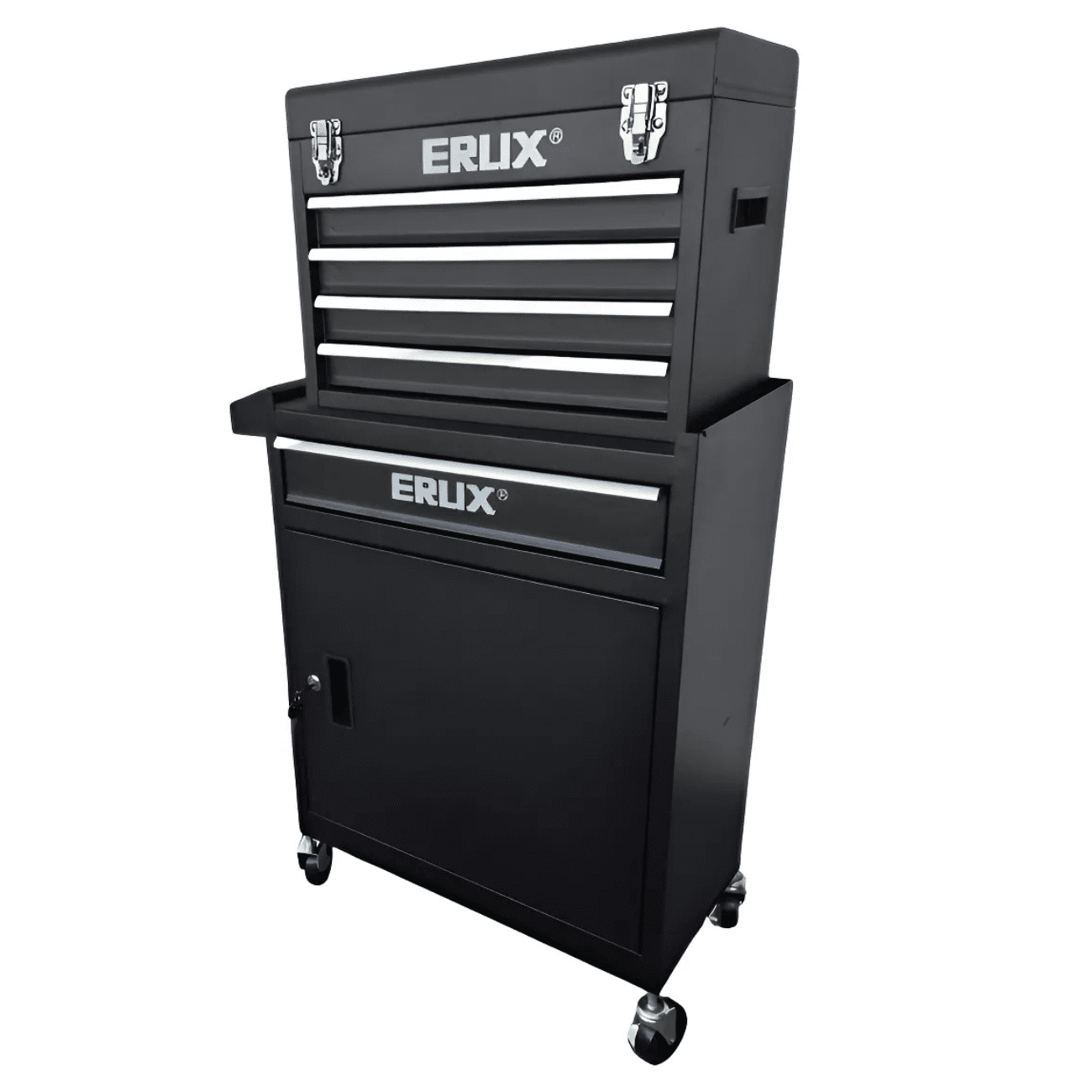 Erux - Caja Grande De Metal Para Herramientas