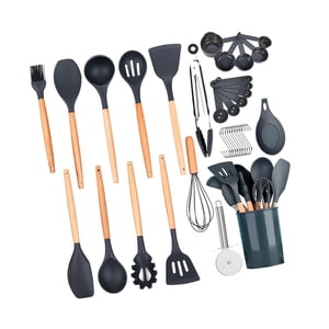 Bothyi - 35X Utensilios De Cocina Gadgets Juego De Herramientas Espátula Para Profesionales Principiantes Gris