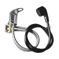 Magideal - Grifo De Champú Para Salón, Cabezal De Ducha De Mano, Repuesto Profesional De Alta Presión, Fregadero De Salón Para Champú, Tazón De Cama, Tubería De 80Cmcon Tubo Negro