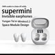 thumbnail image 4 of Auriculares inalámbricos Honcas Invisible Mini Bluetooth 5.3 blancos, 4 of 9