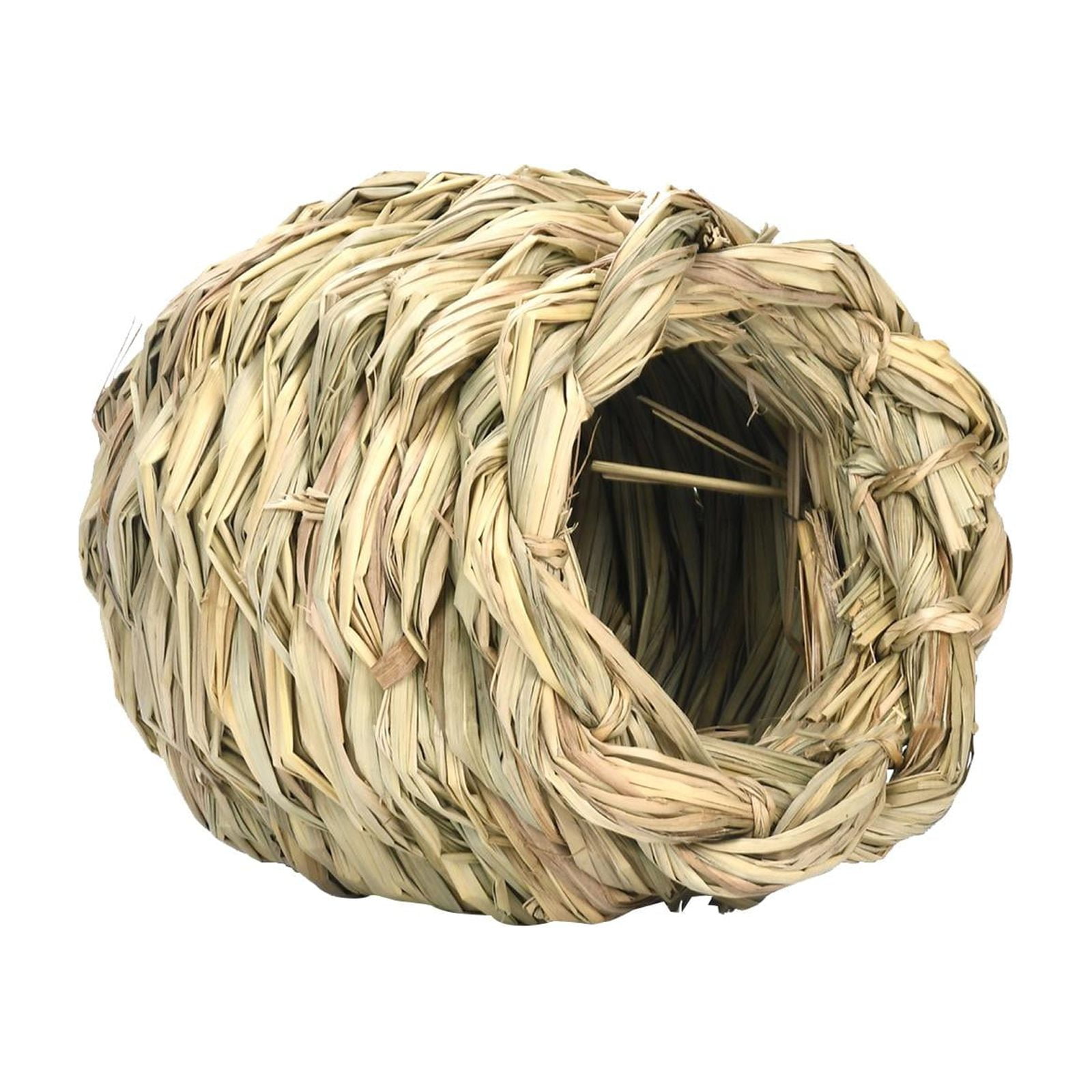 Magideal - Casa De , Jaula De Paja Para Colgar En La Cama, Juguete Para Masticar, Hábitat Acogedor, Sala De Descanso, Túnel, Escondite, Cabaña, H
