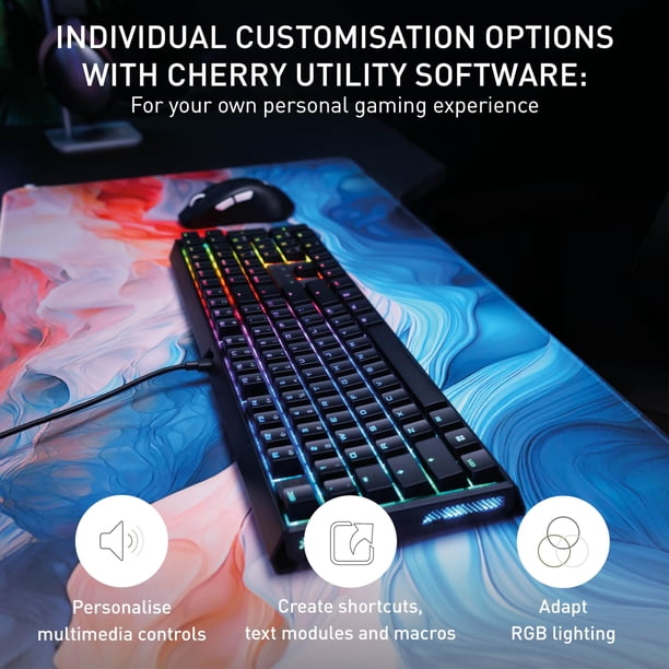 Teclado Gamer Mx 3 1 Con Cable Rgb Switches Rojos | Lider