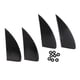 thumbnail image 3 of 4x Kiteboard Fin Wakeboard Reemplazo Aletas Longboard Surf Tabla De Surf Aletas, 3 of 4