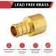 thumbnail image 3 of Pex Fittings EFIELD PEX1807127, 10 unidades, 1/2 x 1/2 hembra, 3 of 9