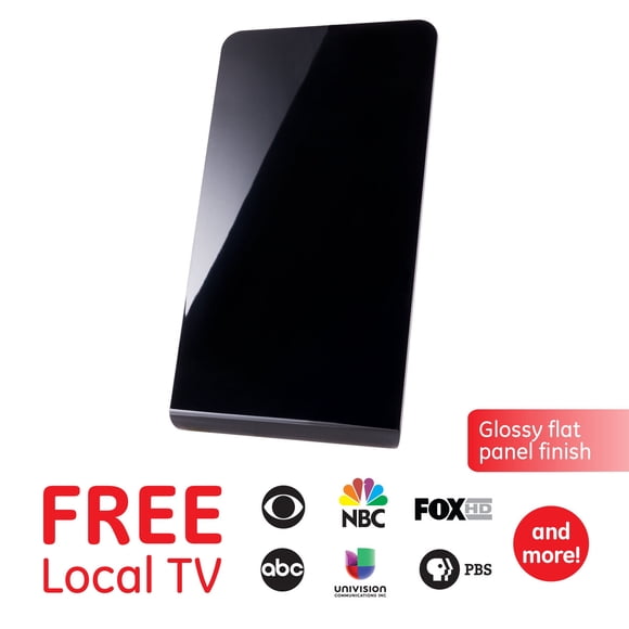 General Electric Flat Panel Indoor HDTV Antenna, 40-Mile Range