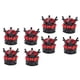 thumbnail image 4 of 8 Piezas Crown Bling Diamond Neumático / Tapones De Válvula De Vástago De Rueda Coche Camión Vehículo Rojo, 4 of 6