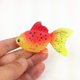 thumbnail image 1 of Aquarium Artificial Glowing Fish Realistic Moving Floating Colorful Goldfish, 1 of 3