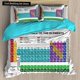 thumbnail image 1 of Periodic Table Duvet Cover Educational Science Chemistry Bedding Set for Students Teachers Element Table Quilt Cover Bed Sheets, 1 of 5