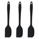 thumbnail image 1 of Cuchara de silicona, espátula, cuchara, raspador para cocinar, mezclar, hornear y servir, juego de 3, 1 of 5