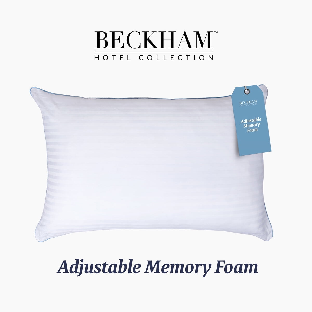 Beckham Hotel Collection - Almohada Beckham Hotel Memory Foam Queen Ajustable Blanca