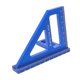 thumbnail image 4 of Regla Del Triángulo De Regla De Medición De ángulo Múltiple Para Elaborar El Uso Del Hogar De La Madera 8.5x7.9x11.2cm Azul Métrico, 4 of 5