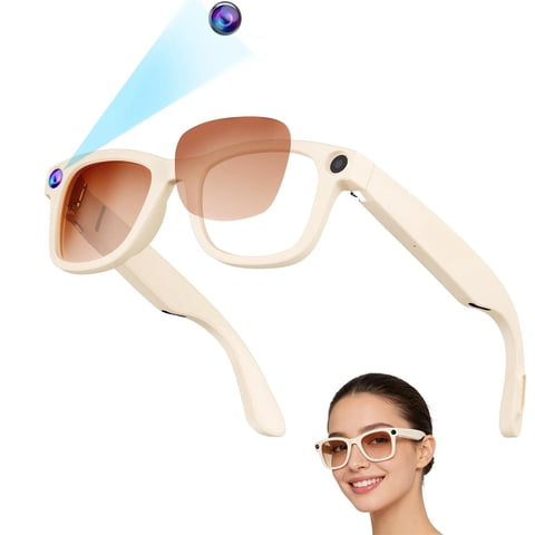 Gafas Inteligentes Zigtik Con Cámara De 8 Mp Y Video 1080P,