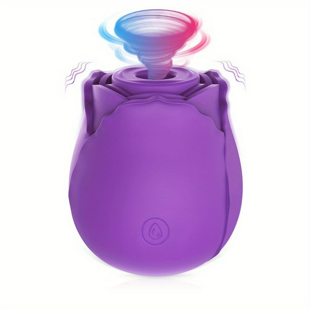 1pc 7 Sucking Modes Rose Vibrator - Clit Toy and Vagina Massager for Adult Sex Toys
