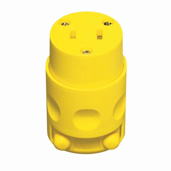 Conector Leviton PVC comercial y residencial 1-15R 125V