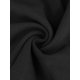 thumbnail image 5 of Agnes Orinda Conjuntos de Halloween Blusas Tallas Grandes para Mujeres Escuela Universidad Elegante Cuello Redondo Color Sólido Ropa de Trabajo Manga 3/4 Blusa Peplum 2X Negro, 5 of 6