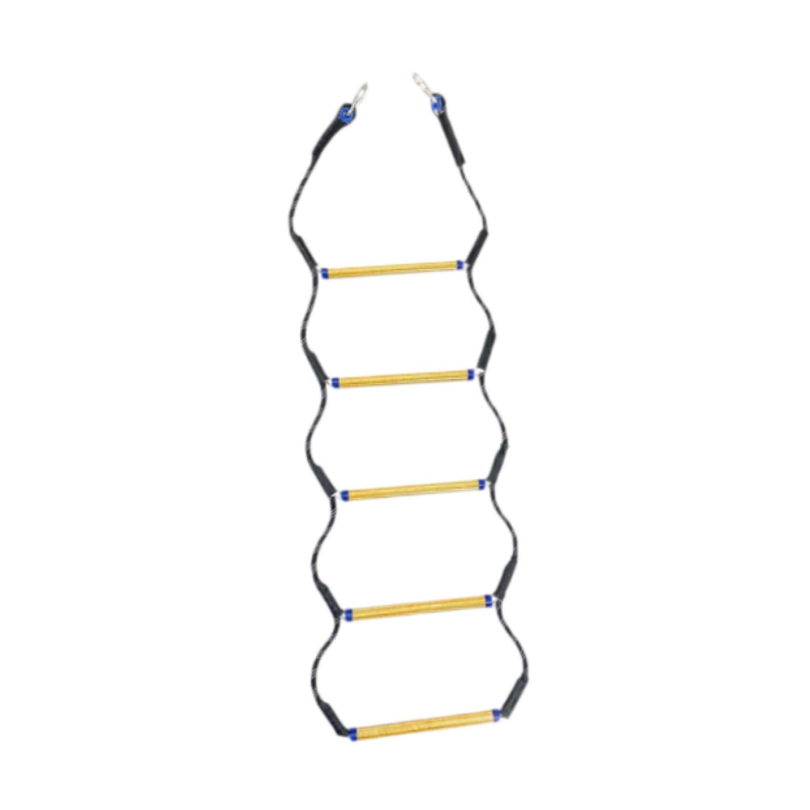 Magideal - Escalera Al Aire Libre, Ropa Dura, Estable, Con Gancho, Conductor De Tejido De Bota, Escalera De Escalada Para Bote Inflable, Kayak, Bote De Pesca, Ve 5 Pasos