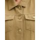 thumbnail image 5 of INSPIRE CHIC Chalecos de Mezclilla para Mujer con Botones Lavados para Regreso a Clases Chaquetas de Jean sin Mangas con Bolsillos Caqui L, 5 of 6