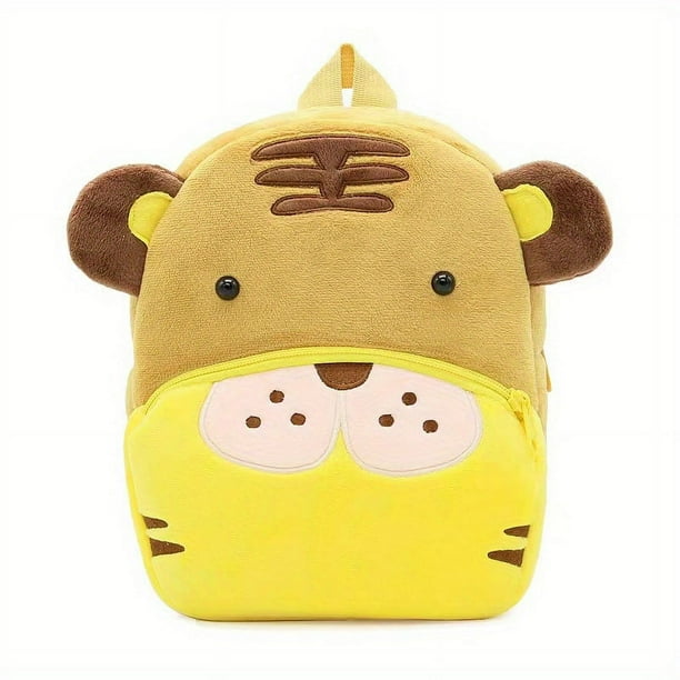 Zoo Series Cute Children's Schoolbag Load Reduction Backpack Plush Backpack Kindergarten Early Education Park Bag
